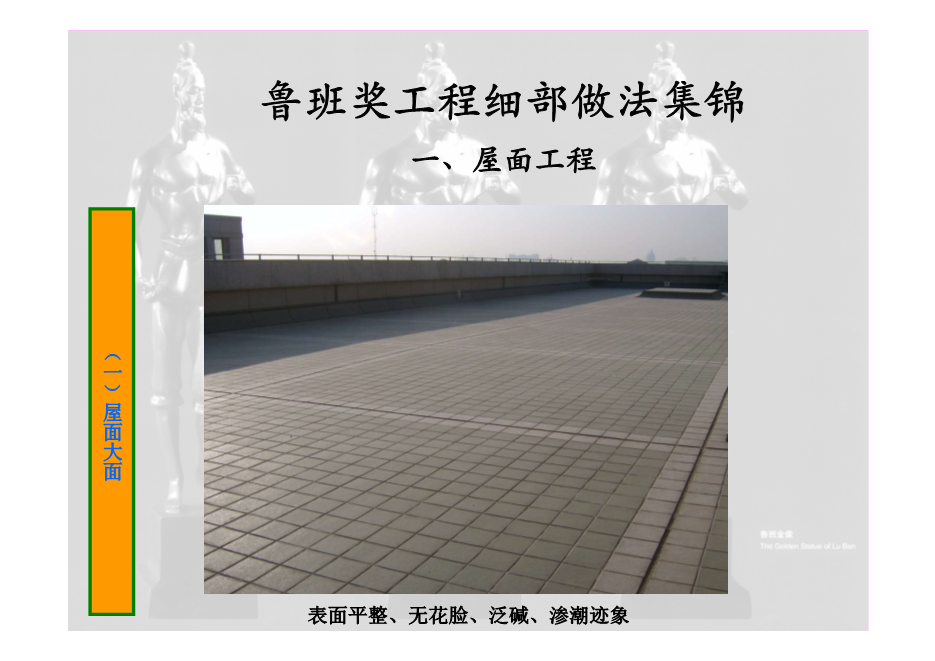 鲁班奖工程细部做法集锦（涵盖屋面、楼地面等11个分部分项工程，大量图片，共714页）