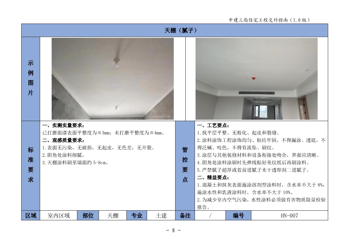 图文详尽的住宅工程交付指南（包含室内篇、公共区域篇、地下室篇、园建绿化篇）