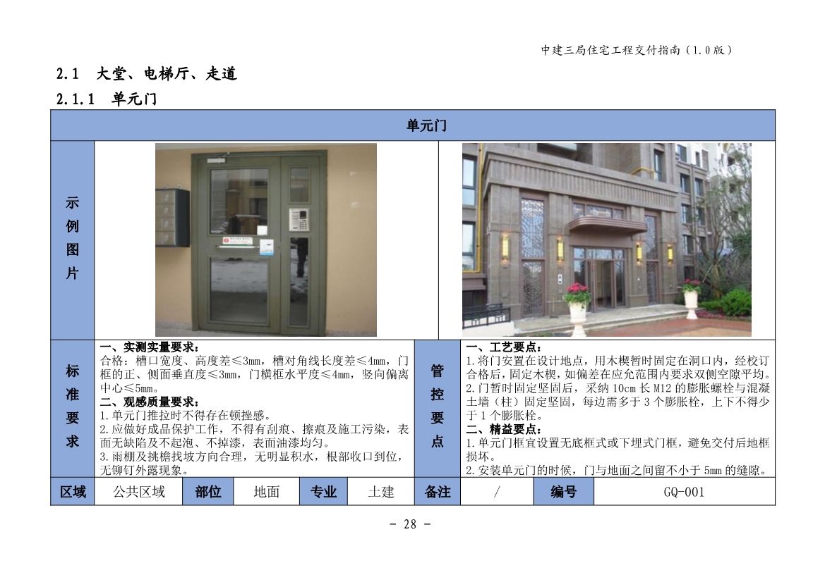 图文详尽的住宅工程交付指南（包含室内篇、公共区域篇、地下室篇、园建绿化篇）