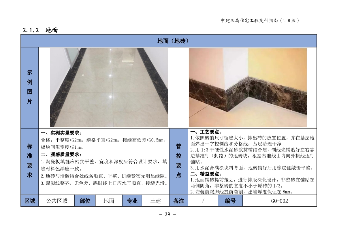 图文详尽的住宅工程交付指南（包含室内篇、公共区域篇、地下室篇、园建绿化篇）