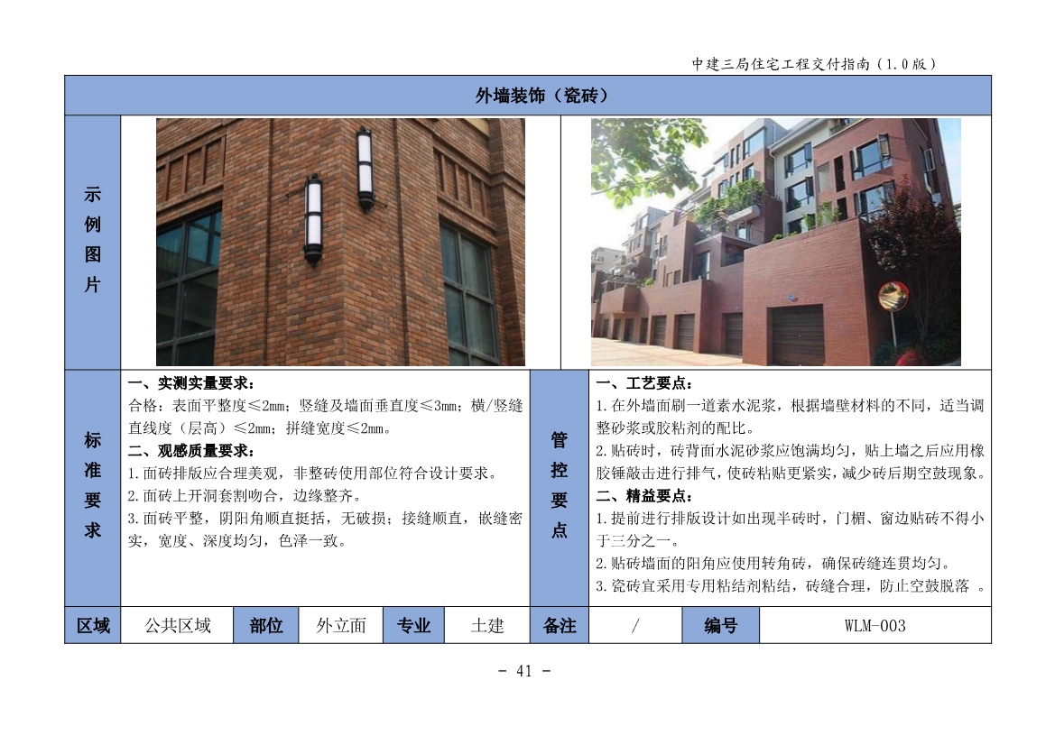 图文详尽的住宅工程交付指南（包含室内篇、公共区域篇、地下室篇、园建绿化篇）