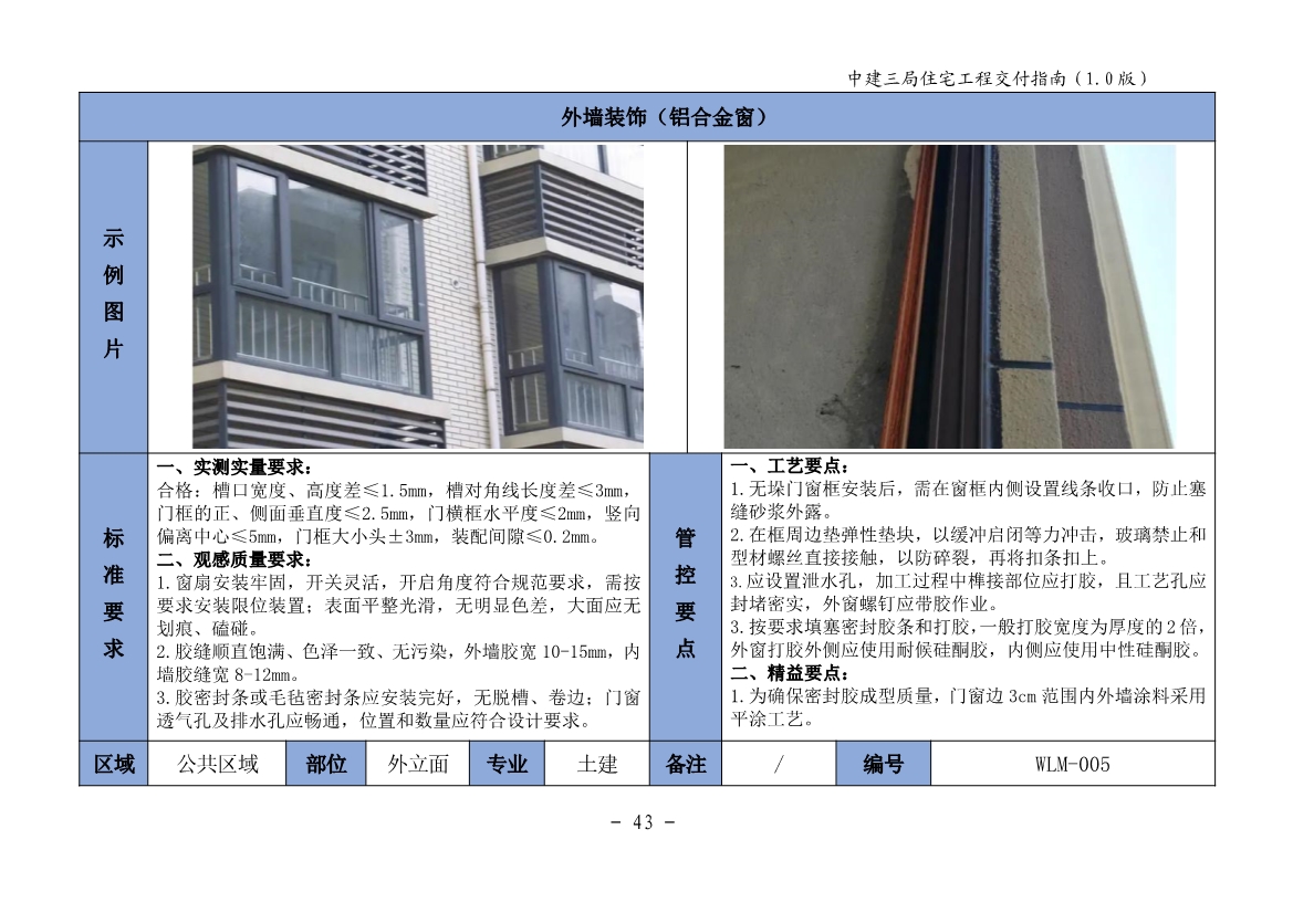图文详尽的住宅工程交付指南（包含室内篇、公共区域篇、地下室篇、园建绿化篇）