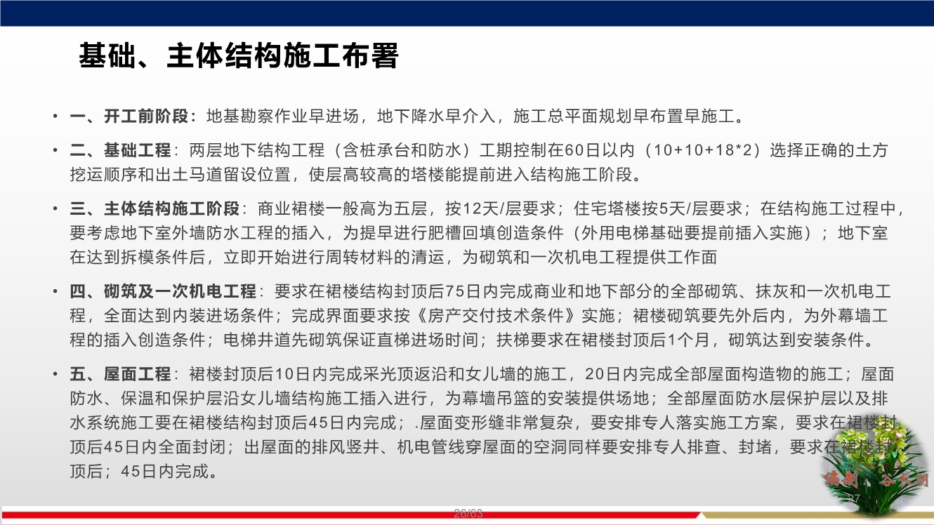 落实穿插提效工艺，合理优化施工工期，实现两提一减（提质量、提效率、减人工）