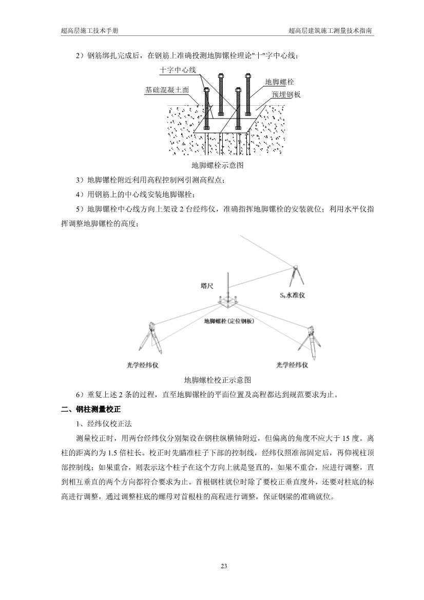 超高层建筑施工测量技术指南（涵盖测量施工、 施工监测、 资料成果整理以及总包对测量工作的管理要点等）