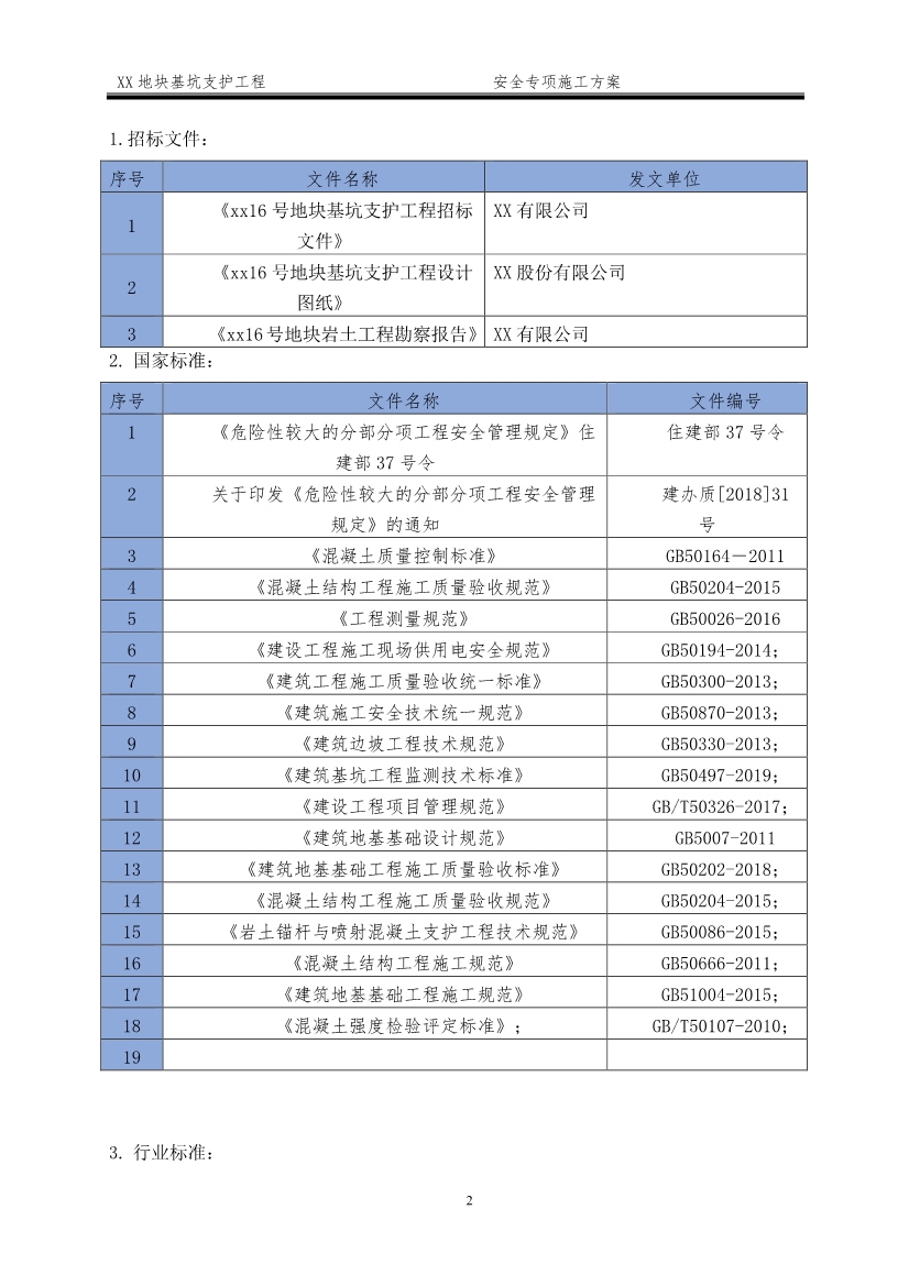 某深基坑支护工程安全施工方案（word格式，可编辑）