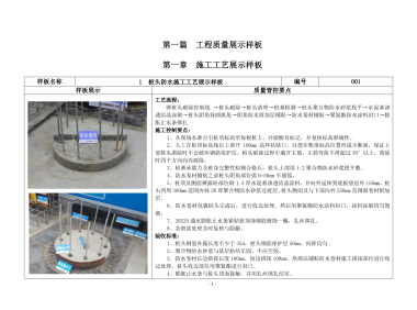 工程质量样板制作图集