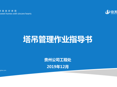 某知名施工单位塔吊管理作业指导书71P
