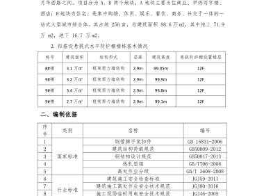 悬挑式水平防护棚安全专项施工方案(word格式,可编辑)